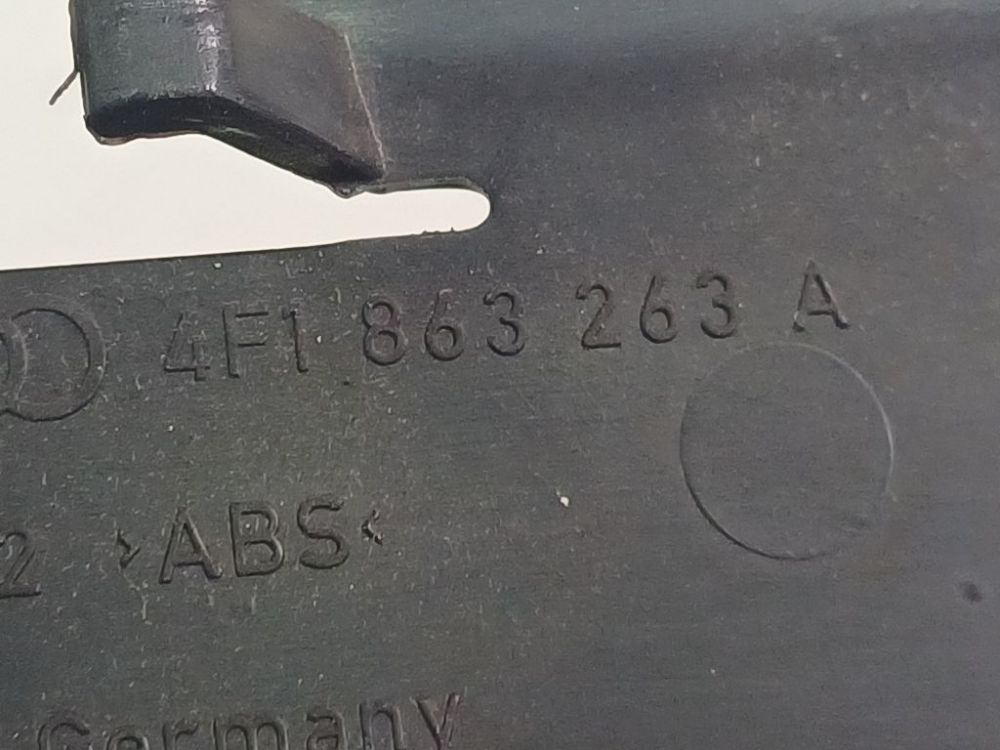 4F1863263A Audi A6 2005 Salona apdare (plastmasas) - Thumbnail 4