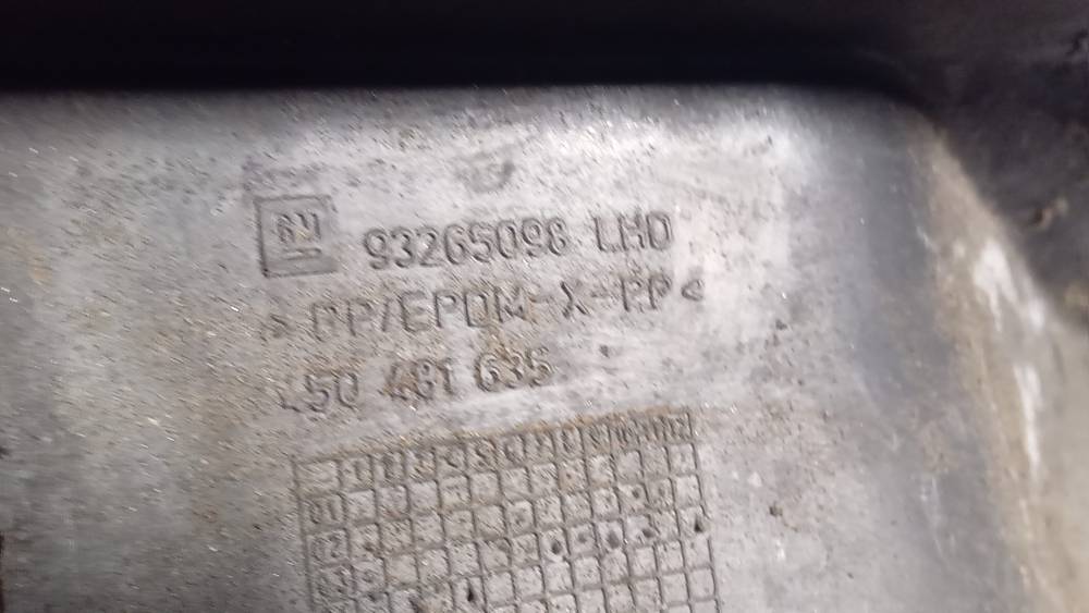 93265098 Opel Meriva 2004 Valytuvu apdailos plastmase P. - Thumbnail 3