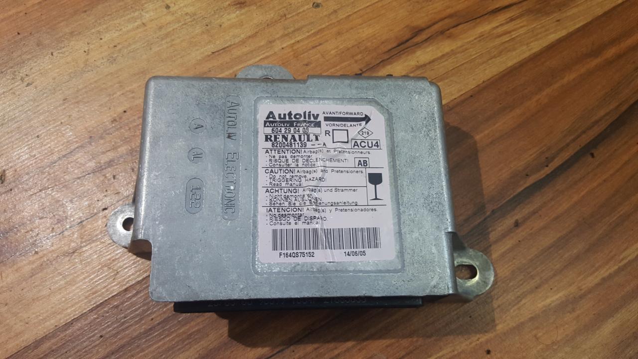 604290400 Renault Scenic 2006 Airbag crash sensors module