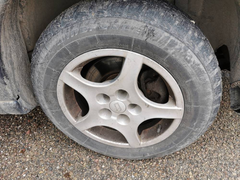 5X98 Citroen C8 2005 Liettuan renkaiden komplekti R15 - Thumbnail 3