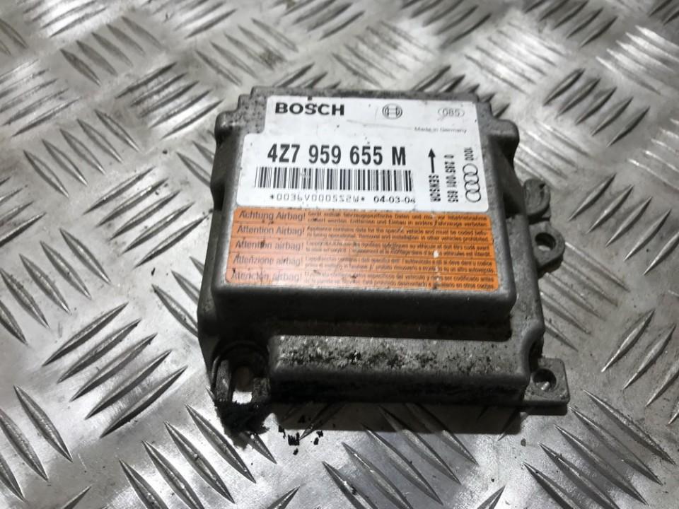 4Z7959655M Audi A6 2003 Airbag crash sensors module