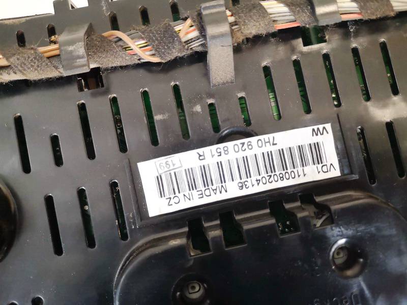 7H0920851R Volkswagen Transporter 2008 Nopeusmittari – mittaristo - Thumbnail 4