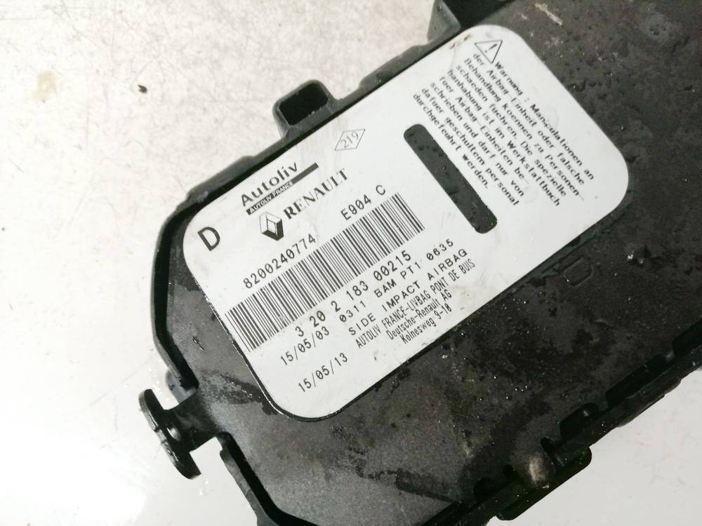 8200240774 Renault Espace 2005 Sitz AIRBAG - Thumbnail 3