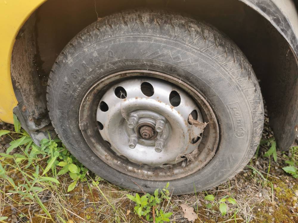 4X100 Chevrolet Aveo 2009 Skardiniu ratu komplektas R13