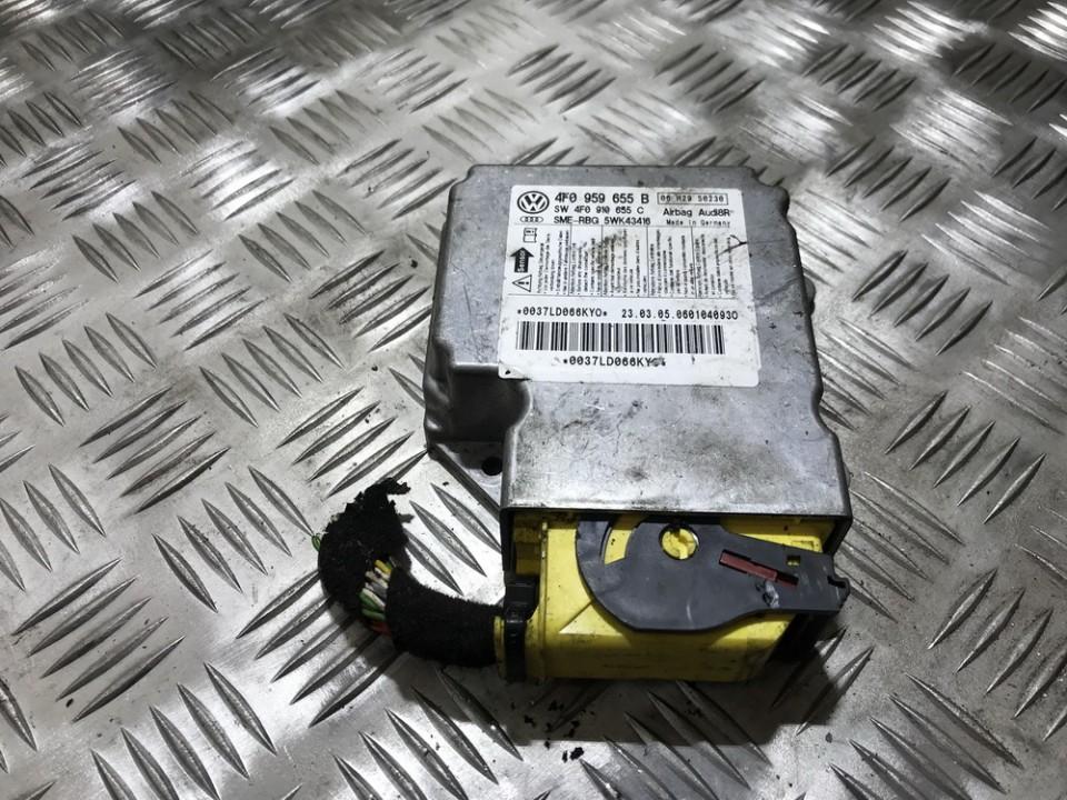4F0959655B Audi A6 2006 Airbag crash sensors module