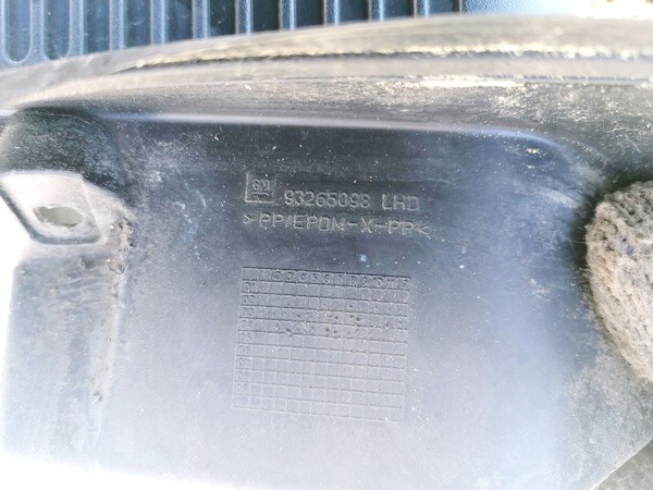 93265098 Opel Meriva 2004 Valytuvu apdailos plastmase P. - Thumbnail 3