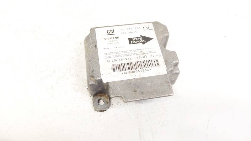 24416703DL Opel Astra 2001 Airbag crash sensors module