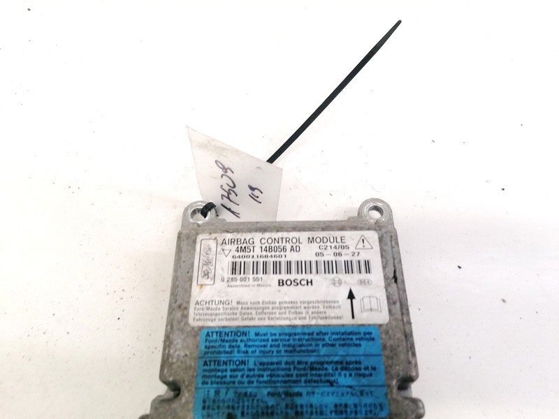 4M5T14B056AD Ford C-MAX 2005 SRS gaisa spilvena dators – gaisa spilvenu vadības bloks - Thumbnail 3