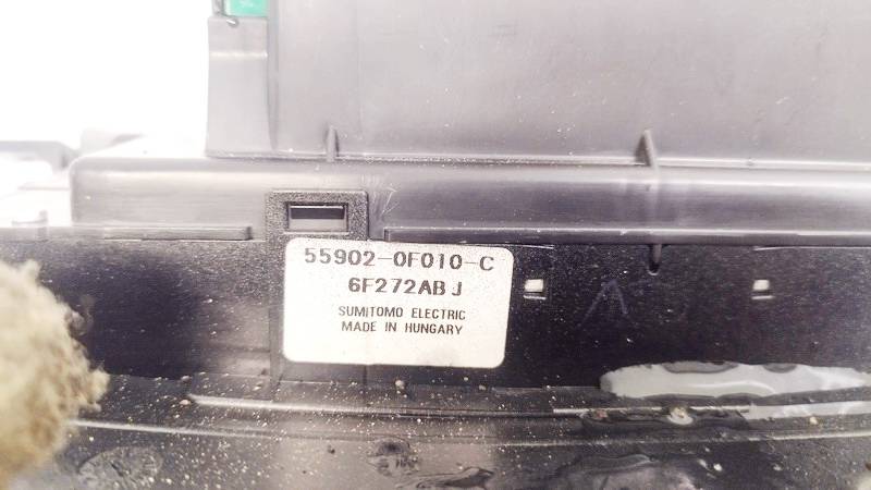 559020F010C Toyota Corolla Verso 2006 Climate Control Panel (heater control switches) - Thumbnail 3