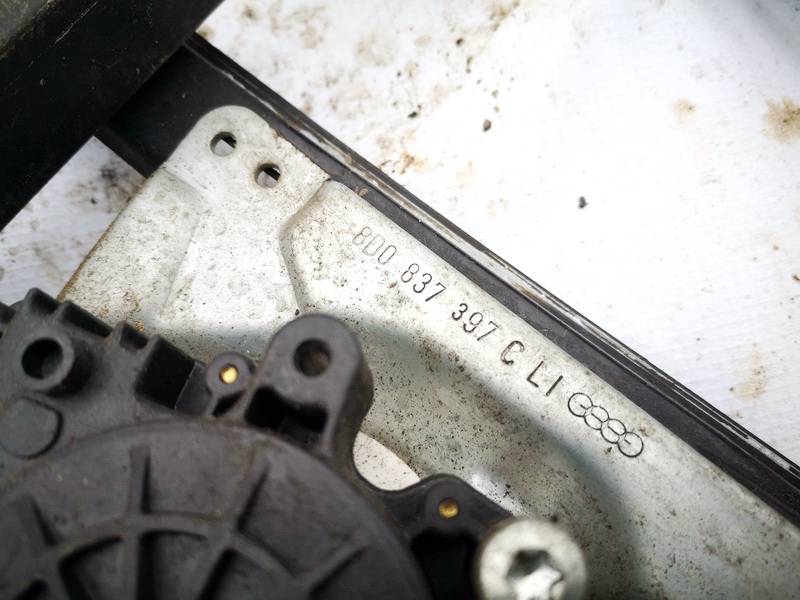 8D0837397C Audi A4 1998 Door winder mechanism (Window Regulator) - FRONT LEFT - Thumbnail 3