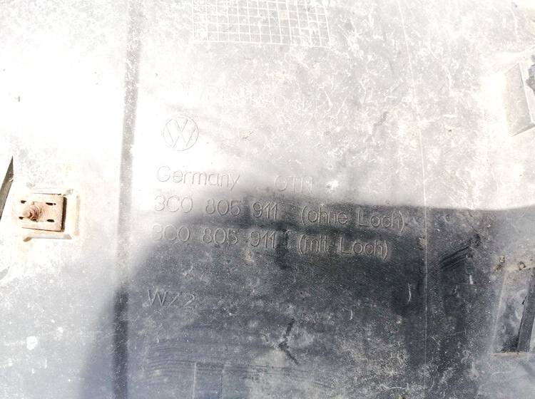 3C0805911 Volkswagen Passat 2005 Plastic Inner Fender - FRONT LEFT - Thumbnail 3