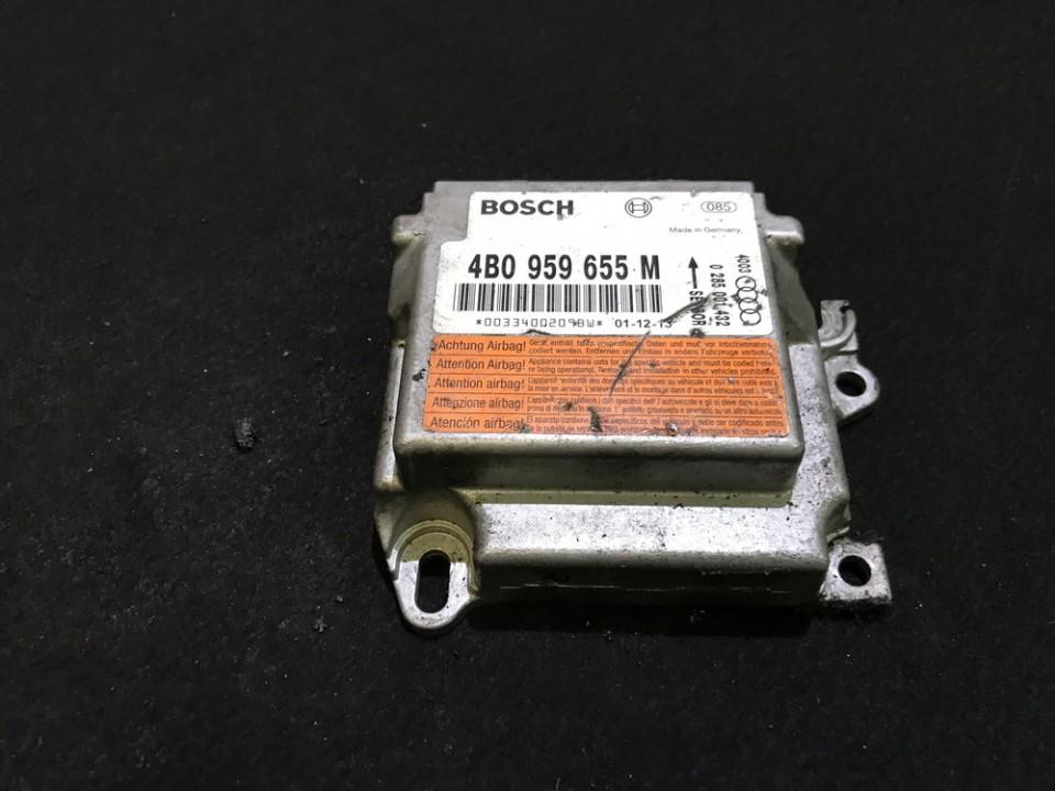4B0959655M Audi A6 1998 Airbag crash sensors module