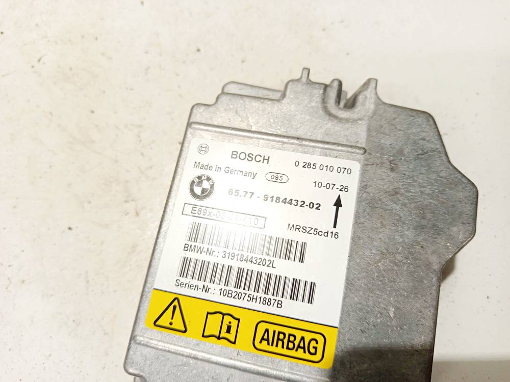 6577918443202 BMW 3-Series 2006 Airbag crash sensors module - Thumbnail 3