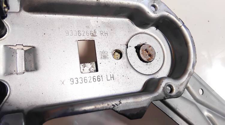 93362662 Opel Meriva 2004 Door winder mechanism (Window Regulator) - FRONT LEFT - Thumbnail 3