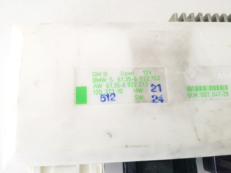 61356922152 BMW 5-Series 1998 General Module Comfort Relay (Unit) - Thumbnail 2