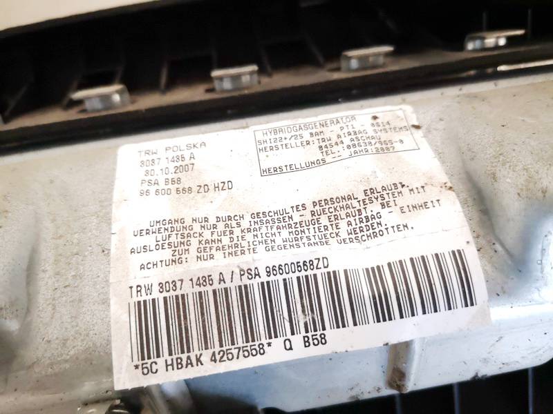 96600568ZD Citroen C4 Picasso 2008 Salono paneles oro pagalve SRS - Thumbnail 3