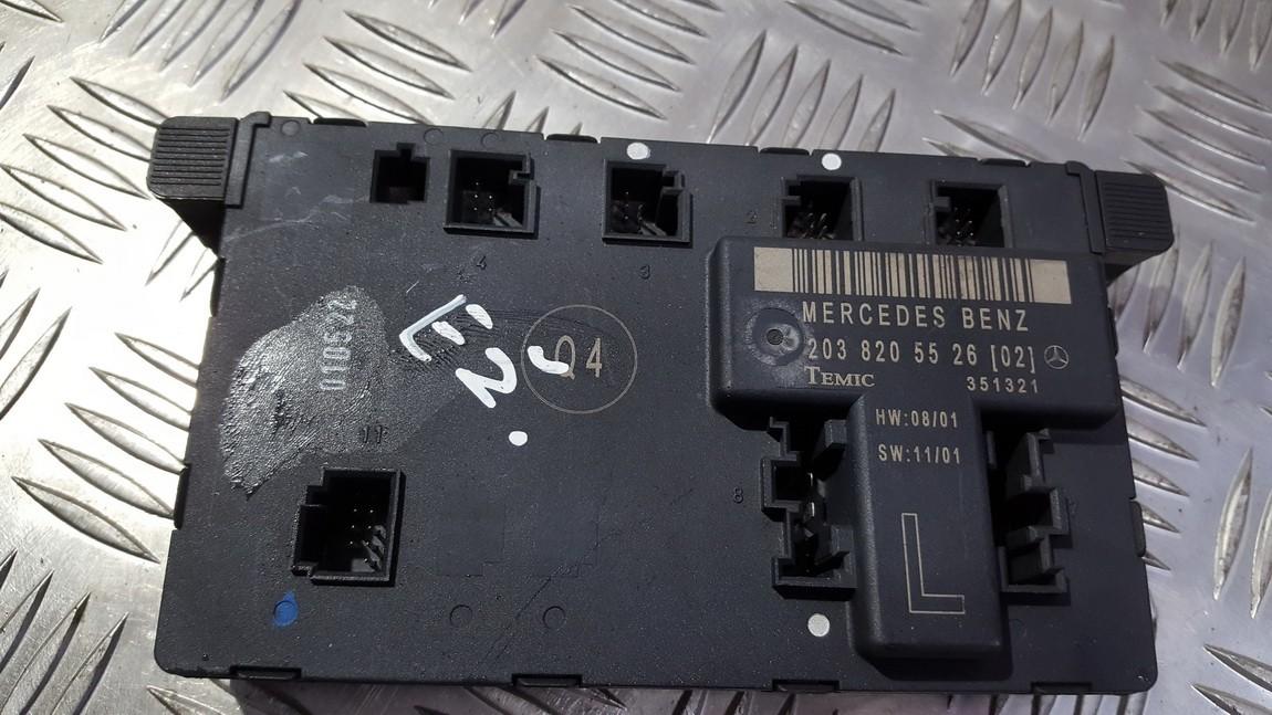 2038205526 Mercedes-Benz C-CLASS 2004 Door control relay (DOOR CONTROL UNIT MODULE ECU )