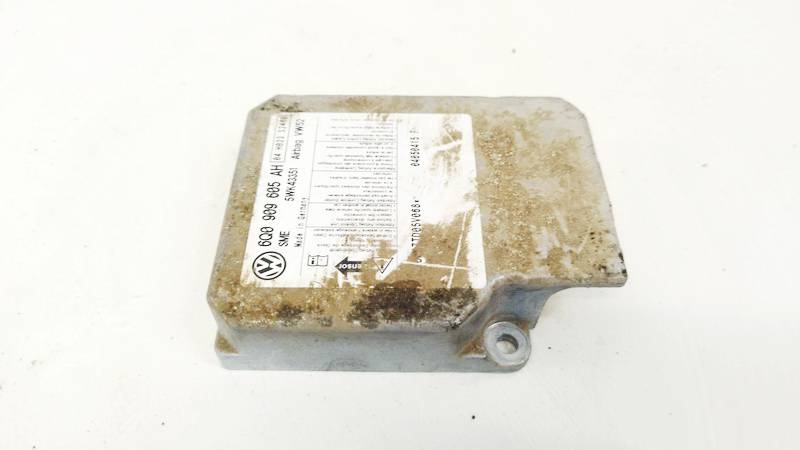 6Q0909605AH Volkswagen Caddy 2005 srs-turvatyynyn tietokone – turvatyynyn ohjausyksikkö