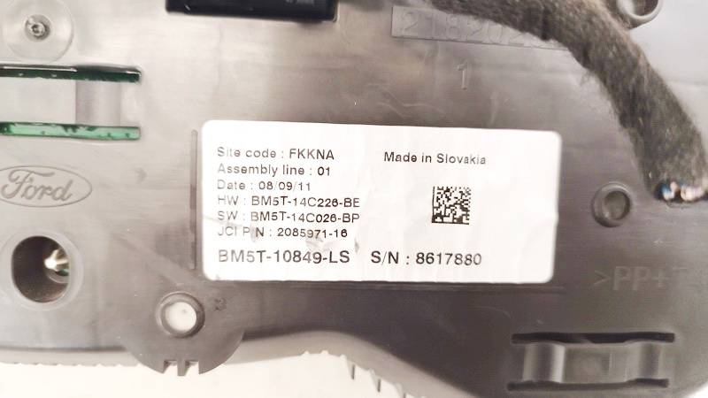 BM5T10849LS Ford Focus 2011 Speedometers - Cockpit - Speedo Clocks Instrument - Thumbnail 3