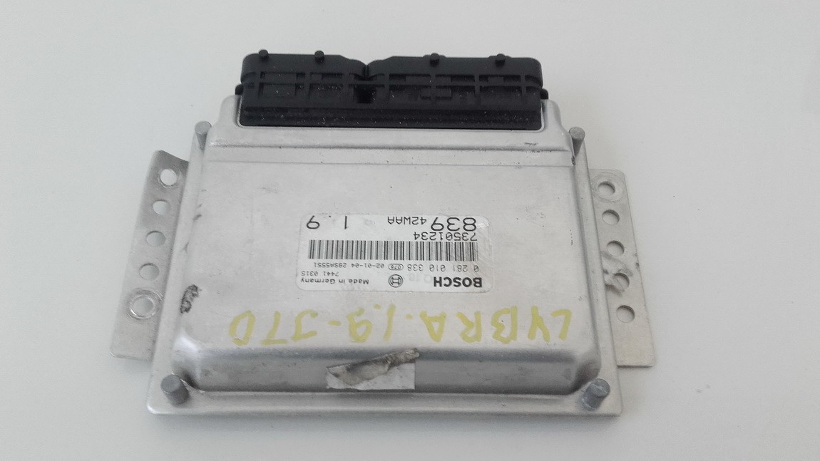 0281010338 Lancia Lybra 2000 ECU Engine Computer (Engine Control Unit)
