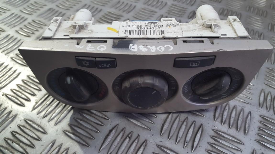 5E094010 Opel Corsa 2007 Climate Control Panel (heater control switches)