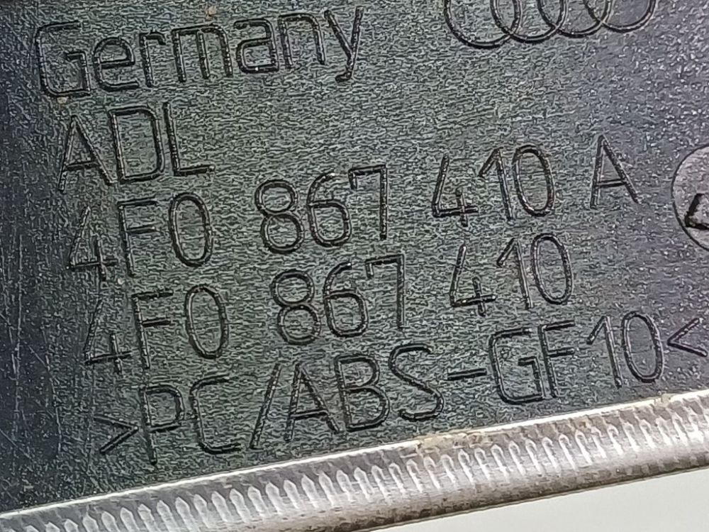 4F0867410A Audi A6 2005 Salona apdare (plastmasas) - Thumbnail 4