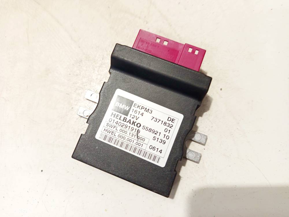 16147371832 BMW 3-Series 2013 Polttoainepumpun rele - Thumbnail 3