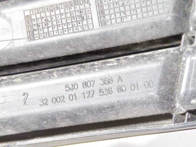 5J0807368A Skoda Fabia 2012 Bumper Grille - FRONT LEFT - Thumbnail 3