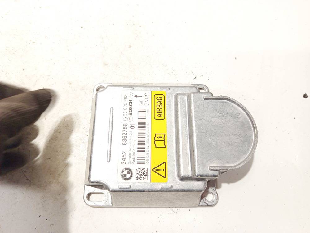0265020498 BMW 1-Series 2011 SRS AIRBAG KOMPIUTERIS - ORO PAGALVIU VALDYMO BLOKAS