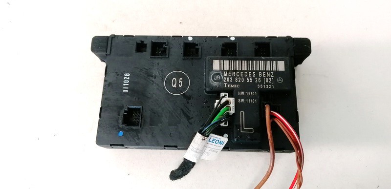 2038205526 Mercedes-Benz C-CLASS 2002 General Module Comfort Relay (Unit)
