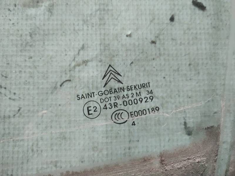 AS2 Citroen C4 2006 Szyba drzwi - PRZEDNIE LEWE - Thumbnail 2