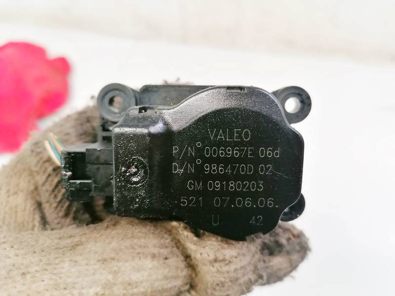 09180203 SAAB 9-3 2006 Heater Vent Flap Control Actuator Motor - Thumbnail 3