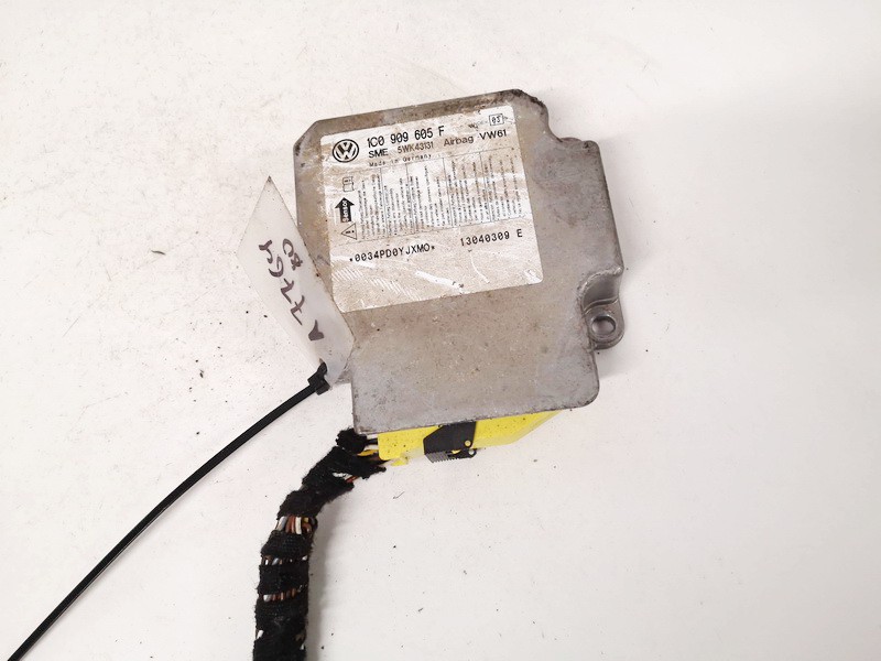 1C0909605F Skoda Superb 2004 Airbag crash sensors module