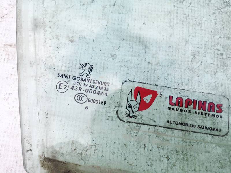 AS2 Peugeot 207 2006 Door-Drop Glass - FRONT RIGHT - Thumbnail 2