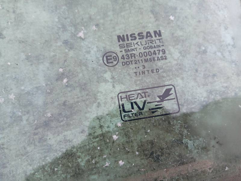 AS2 Nissan Almera Tino 2003 Seitenscheibe Fenster Seiten Scheibe Vorne Linke - Thumbnail 3