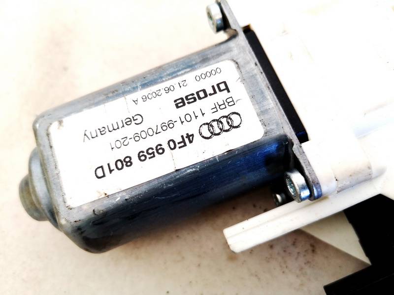 4F0959801D Audi A6 2006 Fensterhebermotor Vorne Linke - Thumbnail 2