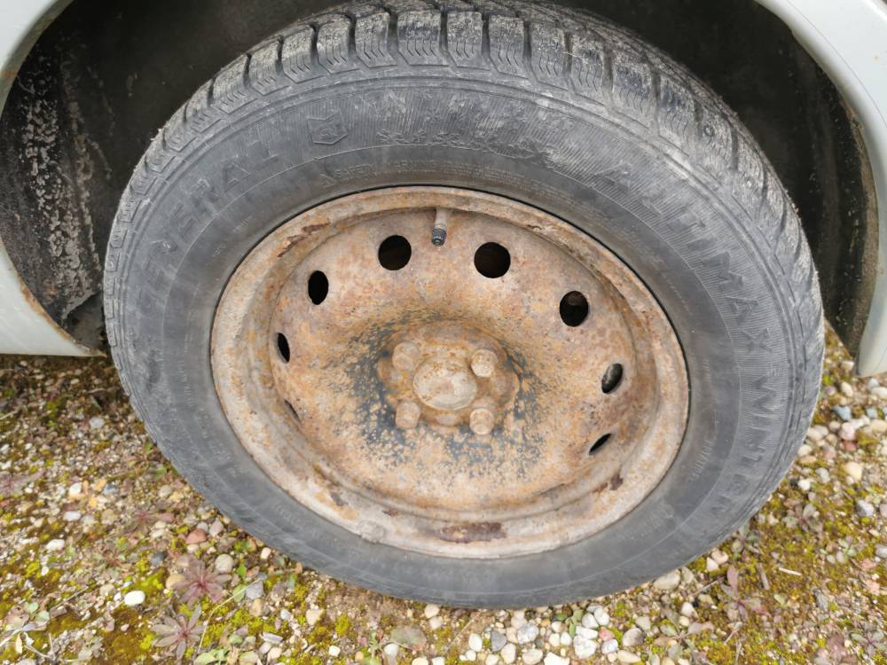 4X100 Renault Scenic 2001 Komplet stalowych felg R15