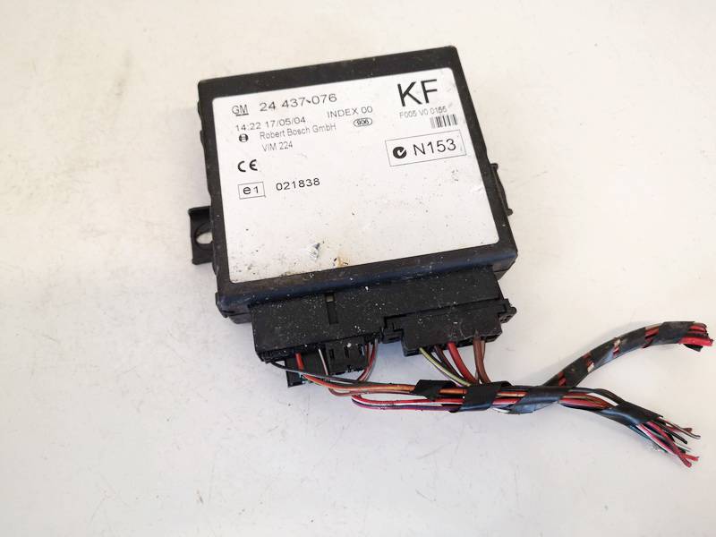 24437076 Opel Astra 2004 MÓDULO DE CONFORT-CONVENIENCIA