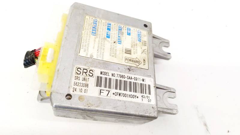 77960SAAG911M1 Honda Jazz 2002 Airbag crash sensors module
