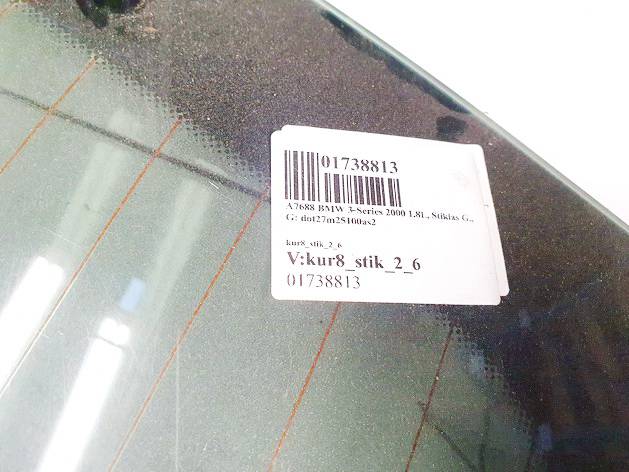 DOT27M25100AS2 BMW 3-Series 2000 Window - REAR - Thumbnail 2