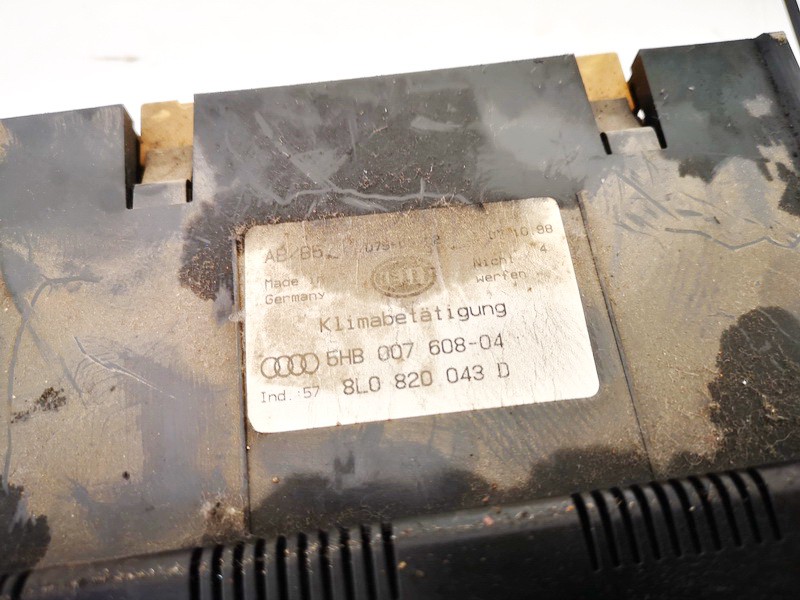 8L0820043D Audi A3 1998 Klimata vadības panelis (sildītāja vadības slēdži) - Thumbnail 2