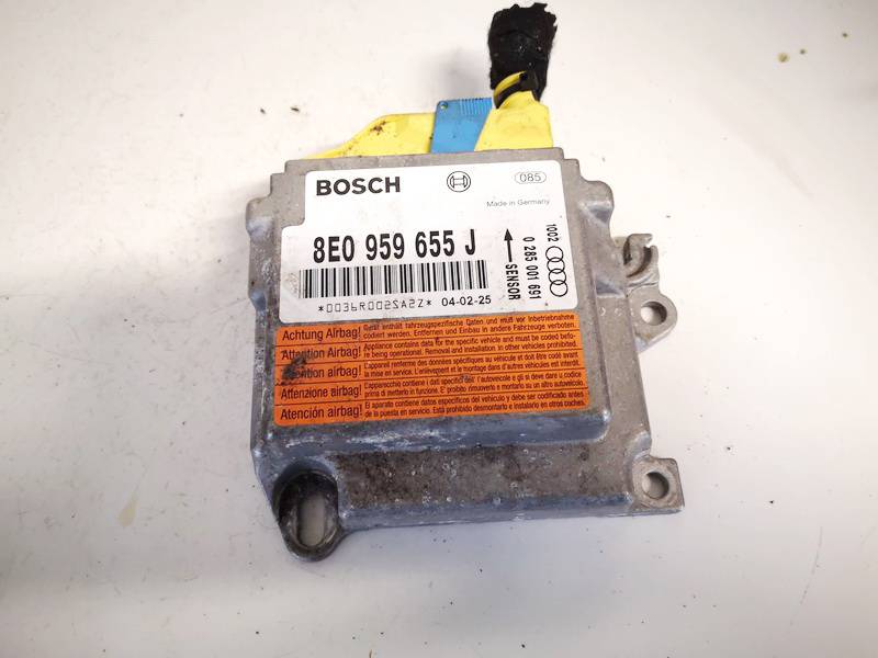 8E0959655J Audi A4 2004 Airbag crash sensors module