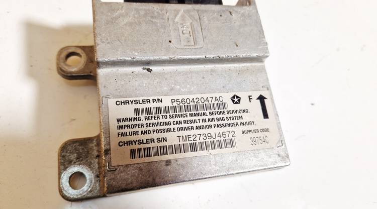 P56042047AC Jeep Grand Cherokee 2000 SRS gaisa spilvena dators – gaisa spilvenu vadības bloks - Thumbnail 3