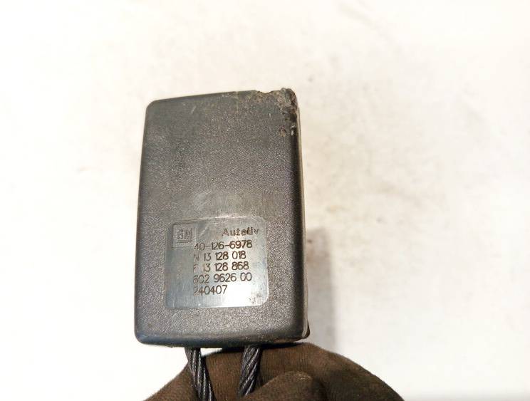 602962600 Opel Astra 2007 Turvavyön solki - TAKANA VASEMMALLA - Thumbnail 3