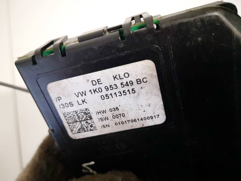 1K0953549BC Skoda Octavia 2006 Steering Wheel Angle Controller Sensor - Thumbnail 2