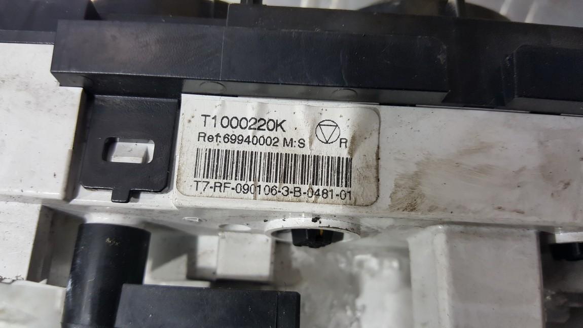 T1000220K Peugeot 308 2009 Climate Control Panel (heater control switches) - Thumbnail 2