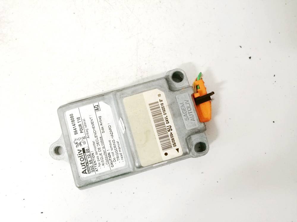9641478080 Peugeot 206 2000 Airbag crash sensors module