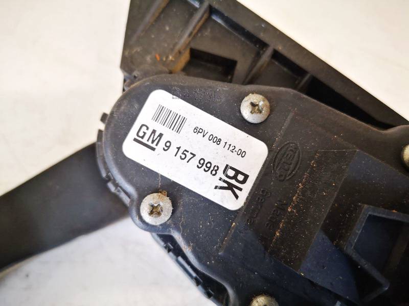 9157998 Opel Astra 2005 Accelerator throttle pedal (potentiometer) - Thumbnail 2