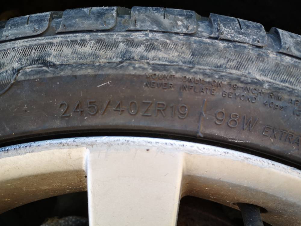 245/40ZR19 Jaguar XF 2008 Komplet Kół Zimowych R19 - Thumbnail 3