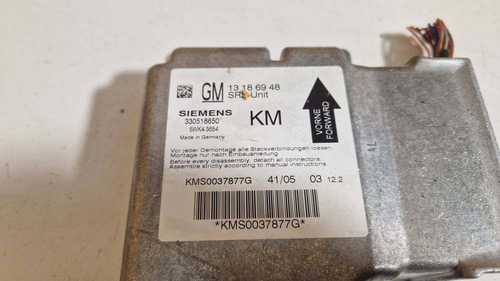 13186948 Opel Signum 2005 Airbag crash sensors module - Thumbnail 2